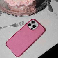 Holdit Coque Pailletée iPhone 15 Pro - Pink