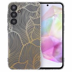 imoshion Coque Design Samsung Galaxy A35 - Golden Leaves