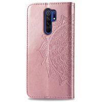 Etui de téléphone portefeuille Mandala Xiaomi Redmi 9