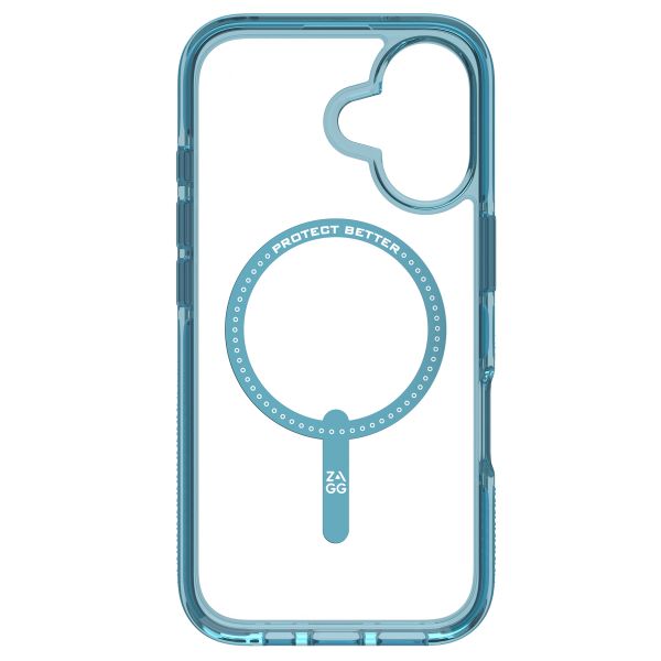 ZAGG Coque Santa Cruz Snap avec MagSafe iPhone 16 - Bleu