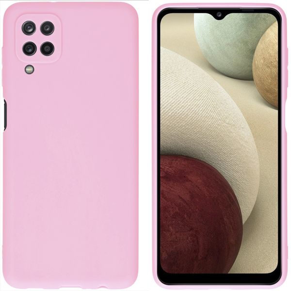 imoshion Coque Couleur Samsung Galaxy A12 - Rose