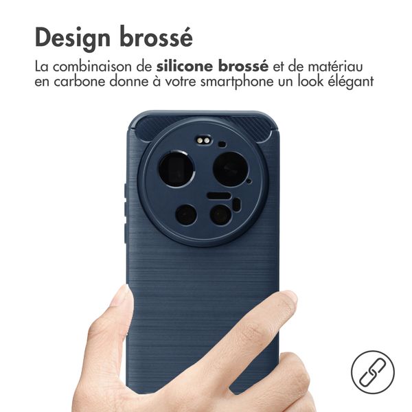 imoshion Coque Brushed Xiaomi 17 Ultra - Bleu foncé