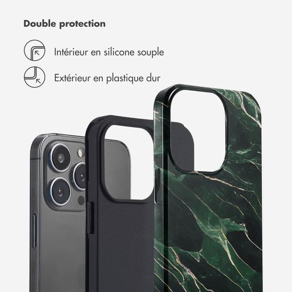 Selencia Coque arrière Vivid Apple iPhone 13 Pro - Chic Marble Quartz