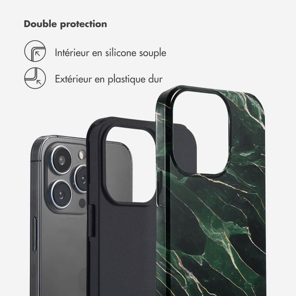 Selencia Coque arrière Vivid Tough iPhone 13 Pro - Chic Marble Quartz