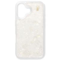 iDeal of Sweden Coque Pearlized Apple iPhone 16 - Blanc