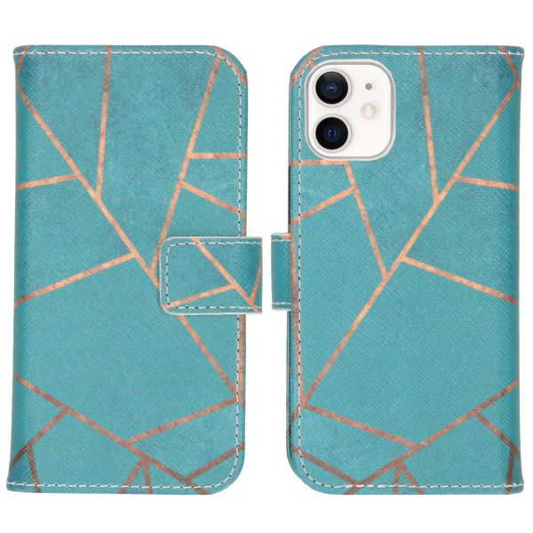 imoshion Coque silicone design iPhone 12 Mini - Blue Graphic