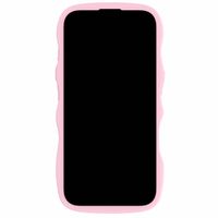 Holdit Coque Wavy iPhone 16 Plus - Pink / Transparent