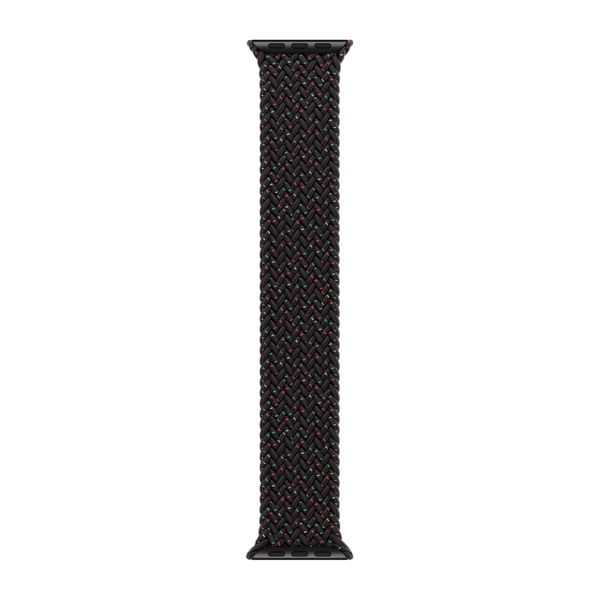 Apple Bracelet Solo tressé Apple Watch | 44/45/46/49 mm - Taille 2 - Black Unity