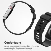 imoshion Bracelet silicone Xiaomi Smart Band 9 / 8 Pro / Redmi Watch 6 / 5 / 4 - Noir