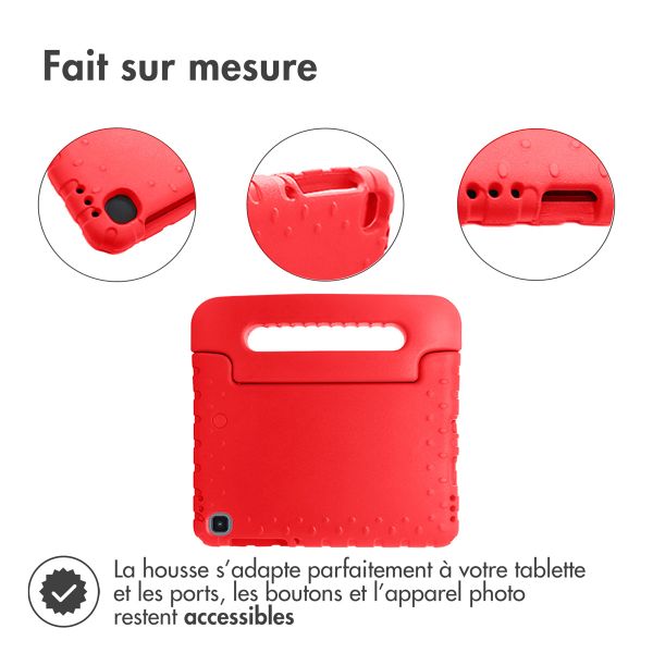 imoshion Coque kidsproof avec poignée Galaxy Tab A7 Lite - Rouge