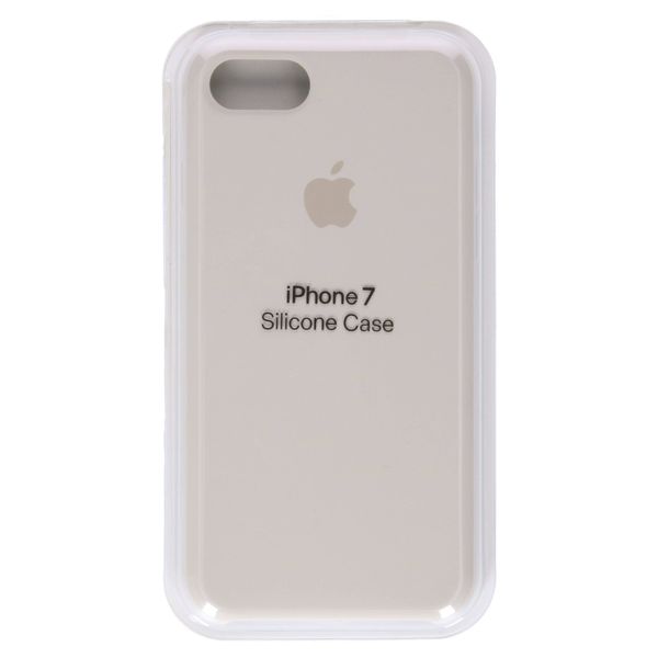 Apple Coque en silicone Apple iPhone SE (2022 / 2020) / 8 / 7 - Stone