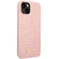 Guess Coque Glitter Flakes Apple iPhone 14 - Rose