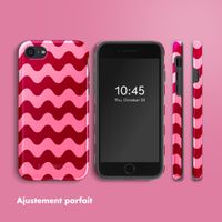 Selencia Coque arrière Vivid Tough iPhone SE (2022 / 2020) / 8 / 7 - Wave Vibes Lipstick