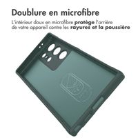 imoshion Coque arrière EasyGrip Samsung Galaxy S24 Ultra - Vert foncé