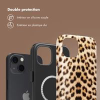 Selencia Coque arrière Vivid Tough avec MagSafe iPhone 13 - Wild Leo