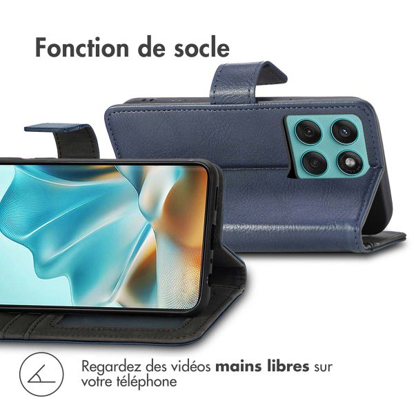 imoshion Étui de télephone portefeuille Motorola Edge 60 Fusion - Bleu foncé