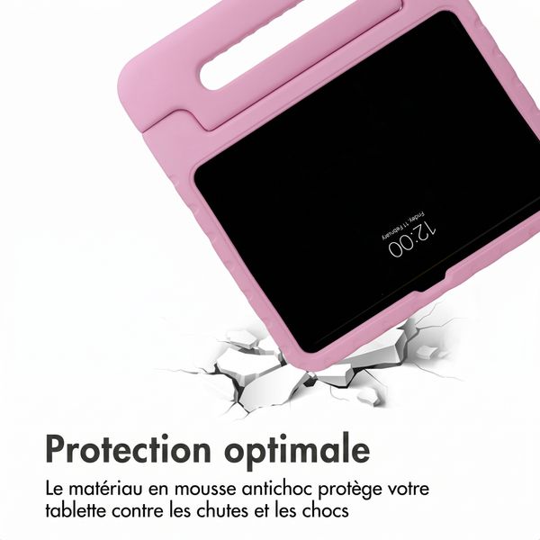 imoshion Coque arrière Kidsproof Design avec poignée Apple iPad 11 (2025) 11 pouces A16 / iPad 10 (2022) 10.9 pouces - Cœurs