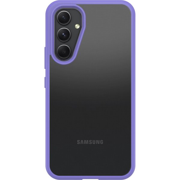 OtterBox Coque arrière React Samsung Galaxy A54 (5G) - Transparent / Violet