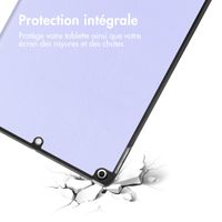 imoshion Coque tablette Trifold Apple iPad 9 (2021) 10.2 pouces / iPad 8 (2020) 10.2 pouces / iPad 7 (2019) 10.2 pouces - Lila