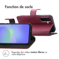 imoshion Étui de télephone portefeuille Samsung Galaxy A57 (5G) - Bordeaux