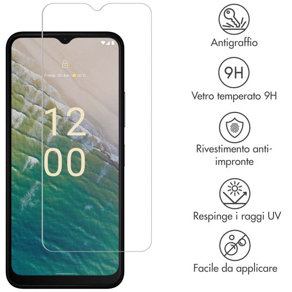 Selencia Protection d'écran en verre trempé Nokia C32
