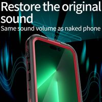 Redpepper Coque imperméable Dot Plus Apple iPhone 14 Pro - Noir