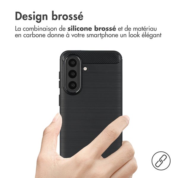 imoshion Coque Brushed Samsung Galaxy A57 (5G) - Noir