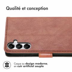 imoshion Étui de télephone portefeuille Samsung Galaxy A16 - Marron