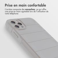 imoshion Coque arrière EasyGrip iPhone 11 Pro Max - Gris