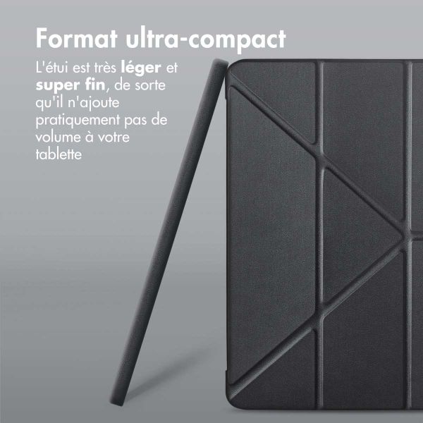 imoshion Coque tablette Origami iPad 9 (2021) 10.2 pouces / iPad 8 (2020) 10.2 pouces / iPad 7 (2019) 10.2 pouces - Noir