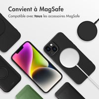 imoshion Coque Couleur avec MagSafe Apple iPhone 14 - Noir