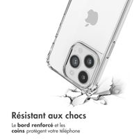 imoshion Coque avec dragonne + bracelet Apple iPhone 14 Pro Max - Perles Cœurs