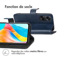 imoshion Étui de télephone portefeuille Oppo A98 - Bleu foncé