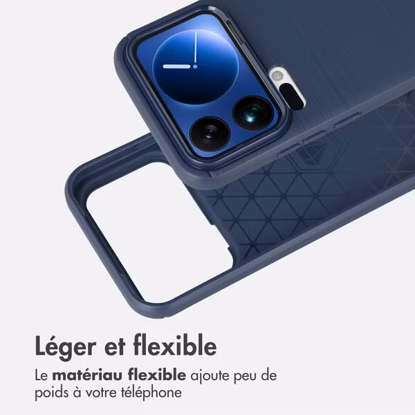 imoshion Coque Brushed Xiaomi 17 Pro Max - Bleu foncé
