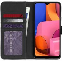 imoshion Étui de télephone portefeuille de luxe Samsung Galaxy A20s - Gris