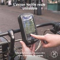 Accezz Support de téléphone pour vélo Samsung Galaxy A52s - Universel - avec étui - Noir