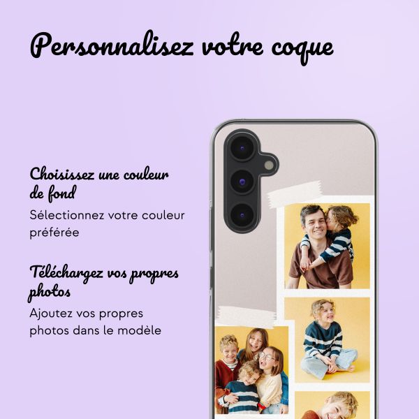 Coque personnalisée avec pellicule N°1 Samsung Galaxy A54 (5G) - Transparent