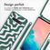 imoshion Coque design en silicone avec cordon Samsung Galaxy S10 - Petrol Green Groovy