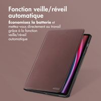 Accezz Coque tablette Classic Samsung Galaxy Tab S10 Plus / Tab S9 FE Plus / Tab S9 Plus - Marron