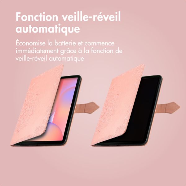 imoshion Coque tablette Samsung Galaxy Tab S9 11.0 pouces / S10 Lite / S10 FE / S9 FE 10.9 pouces - Rose Gold