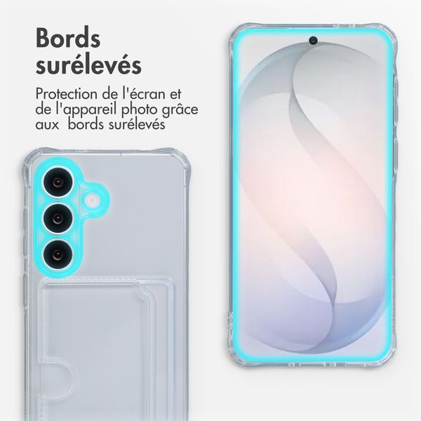 imoshion Coque silicone avec porte-cartes Samsung Galaxy S26 - Transparent