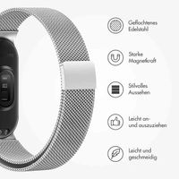 imoshion Bracelet magnétique milanais Xiaomi Smart Band 8 / 9 - Argent