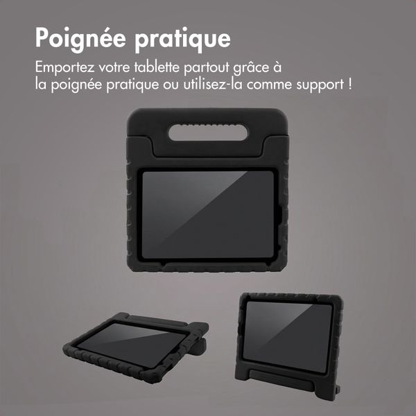 imoshion Coque kidsproof avec poignée Apple iPad Mini 7 (2024) / iPad Mini 6 (2021) - Noir
