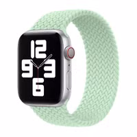Apple Bracelet Solo tressé Apple Watch | 38/40/41/42 mm - Taille 3 - Pistachio