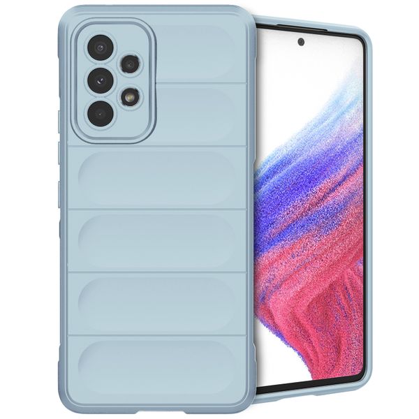 imoshion Coque arrière EasyGrip Samsung Galaxy A53 - Bleu clair