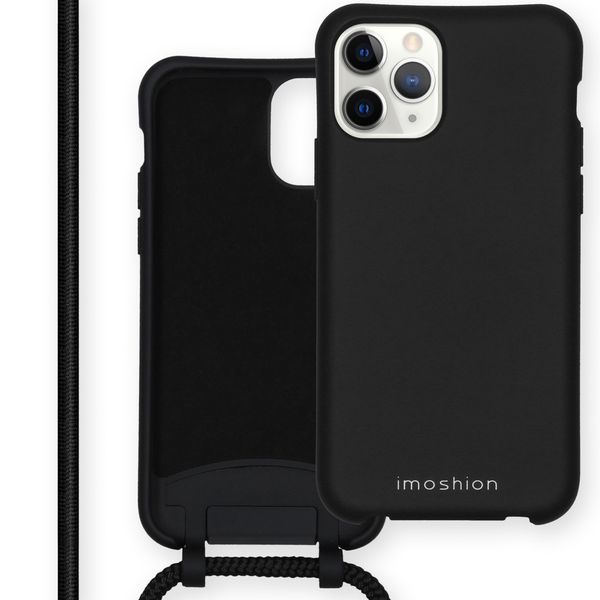 imoshion Coque de couleur avec cordon amovible iPhone 11 Pro - Noir