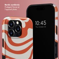 Selencia Coque arrière Vivid Tough avec MagSafe iPhone 16 Pro - Dream Swirl Orange