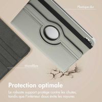 imoshion Coque tablette rotatif à 360° Apple iPad 11 (2025) 11 pouces A16 / iPad 10 (2022) 10.9 pouces - Gris