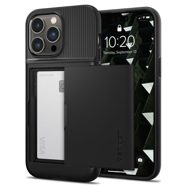 Spigen Coque Slim Armor CS iPhone 14 Pro Max - Noir