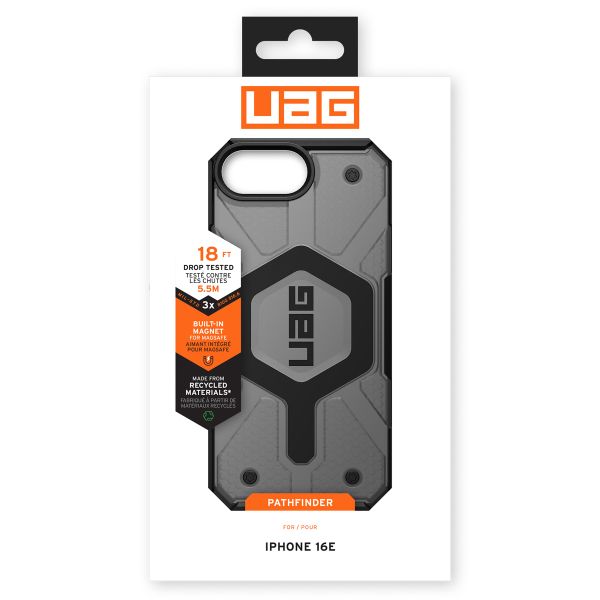 UAG Coque Pathfinder MagSafe iPhone 16e - Ash